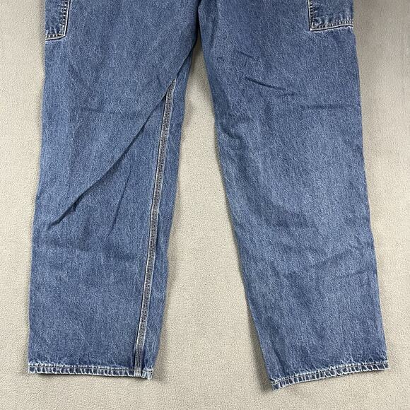 Carhartt FR Pants Mens 38X34 Blue Fire Flame Resistant Workwear 2112 CAT 2 - Picture 7 of 11